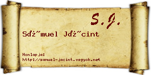 Sámuel Jácint névjegykártya
